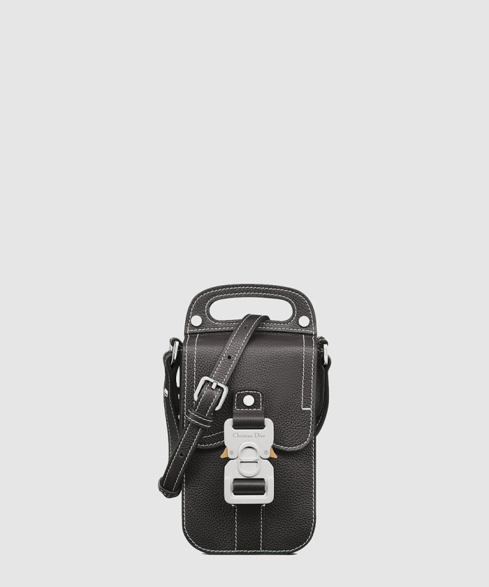 디올 새들 스트랩 버티컬 파우치 2ADCA
