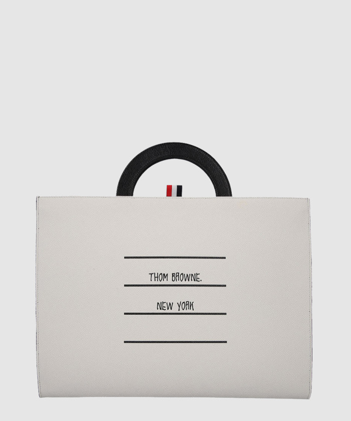 톰브라운 페이퍼 라벨 토트백 MAG113