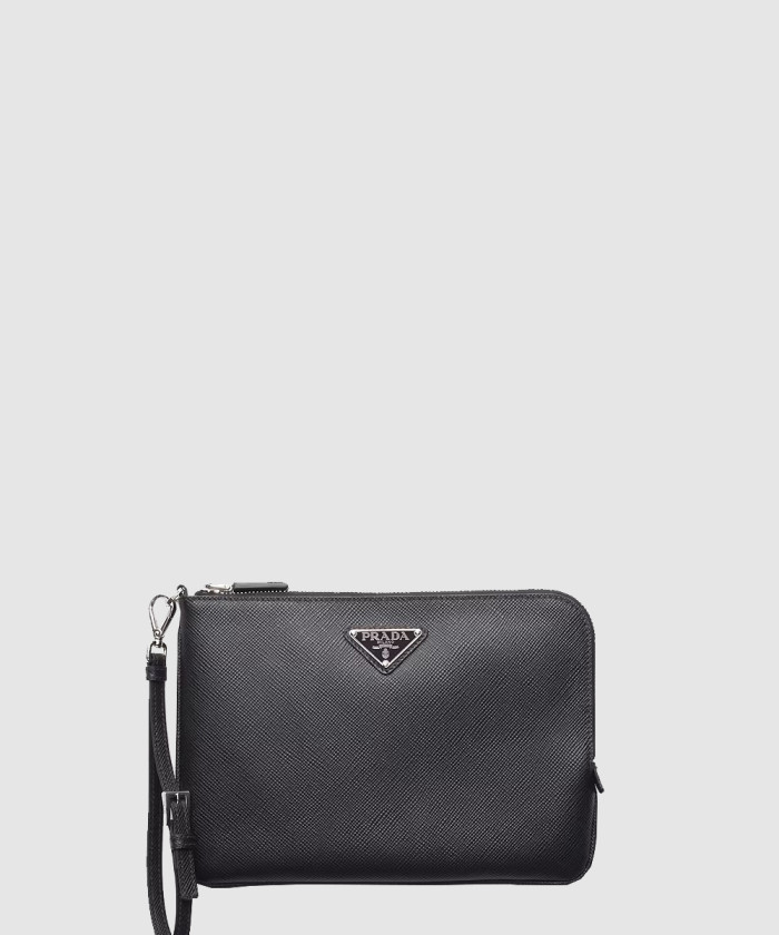 프라다 스몰 사피아노 가죽 파우치 2NH024