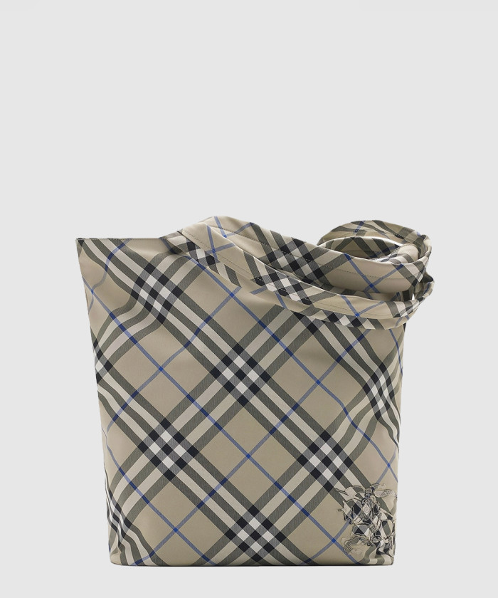 버버리 체크 토트백 80977191