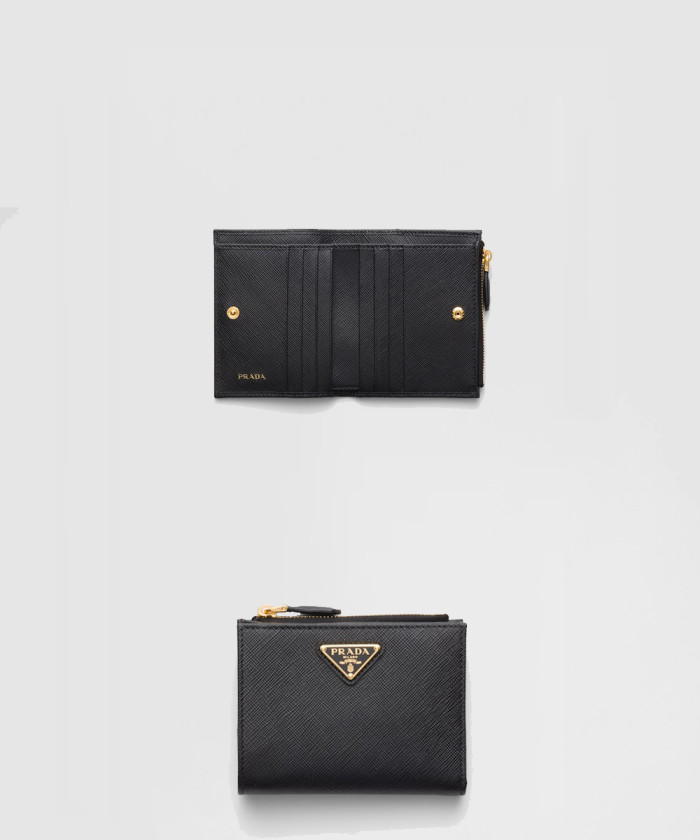프라다 사피아노 가죽 반지갑 1ML050