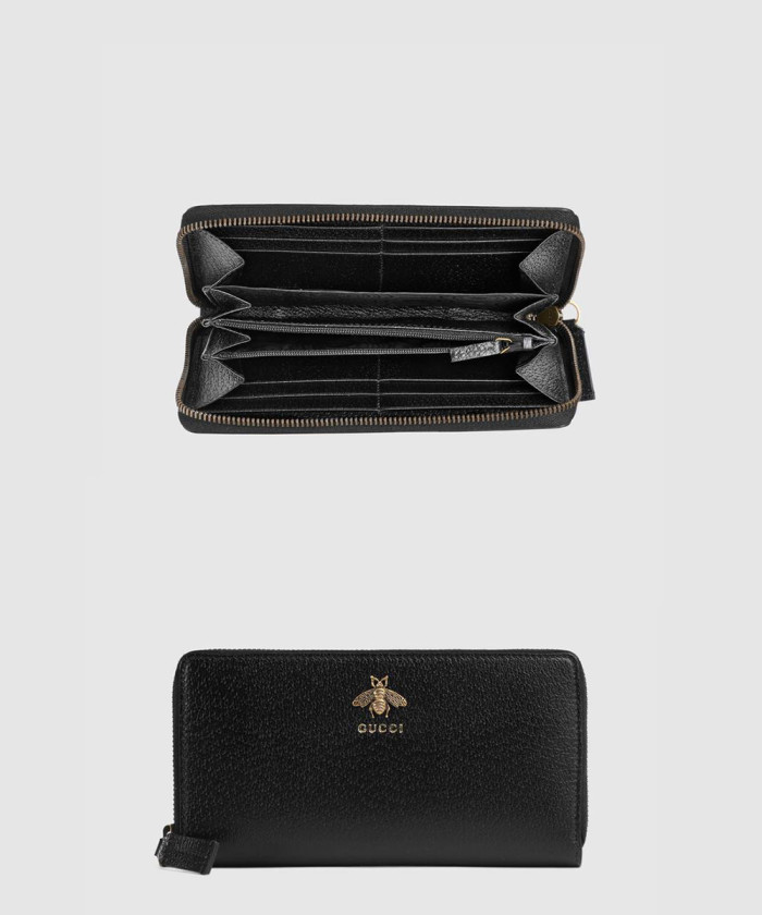 구찌 애니멀리어 지퍼월렛 523667