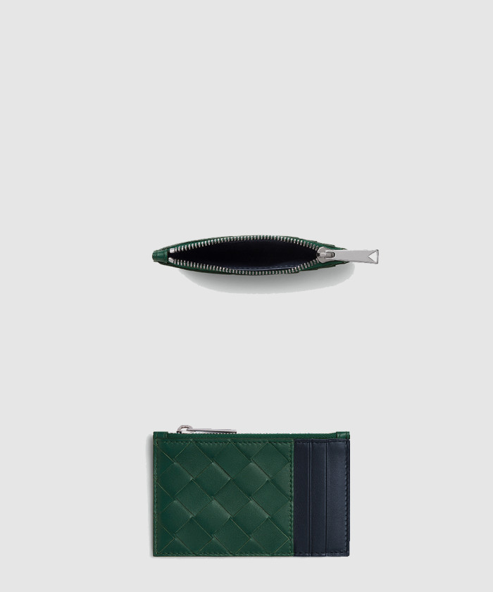 보테가베네타 인트레치아토 지퍼 카드 케이스 755985