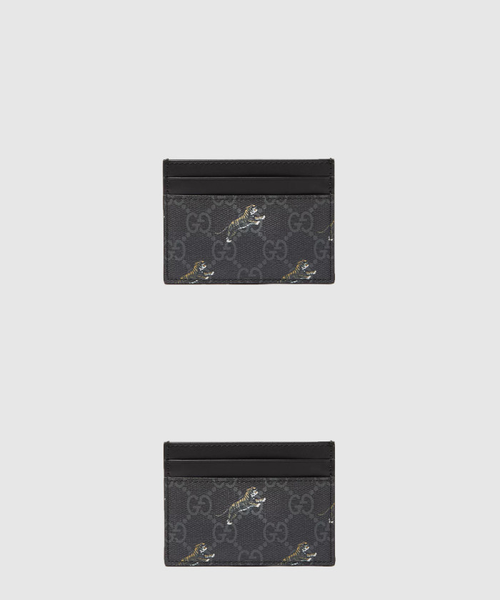 구찌 타이거 프린트 카드 지갑 584710