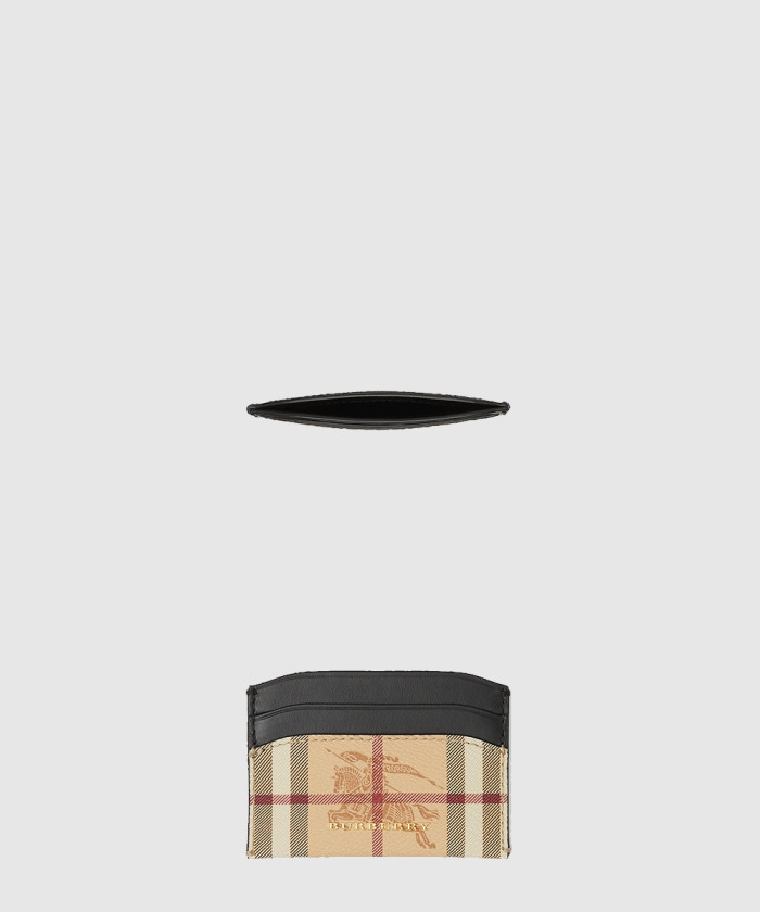 버버리 헤이마켓 체크캔버스 레더 카드 케이스 80328661