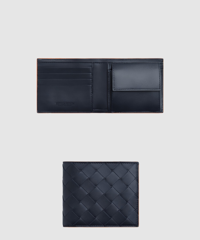 보테가베네타 동전 지갑을 갖춘 카세트 폴더형 지갑 749412