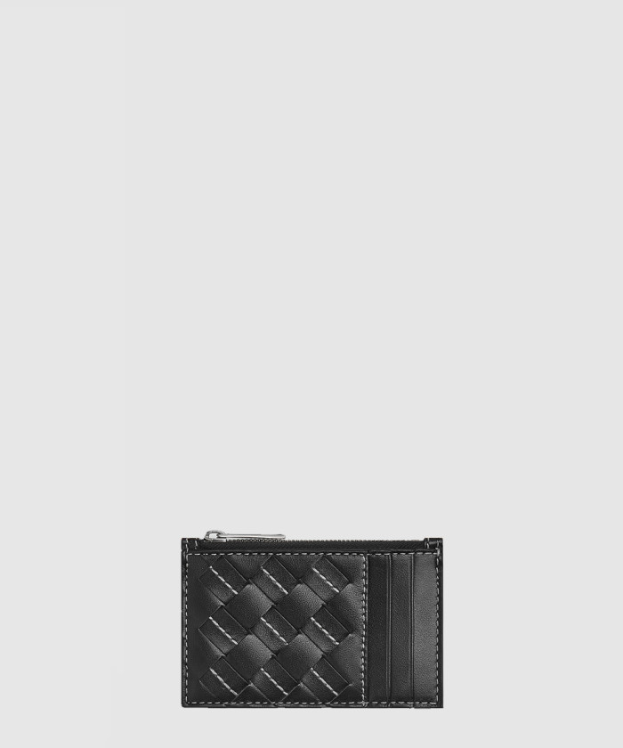보테가베네타 인트레치아토 지퍼 카드 케이스 755985