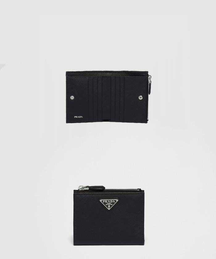 프라다 사피아노 가죽 반지갑 1ML050