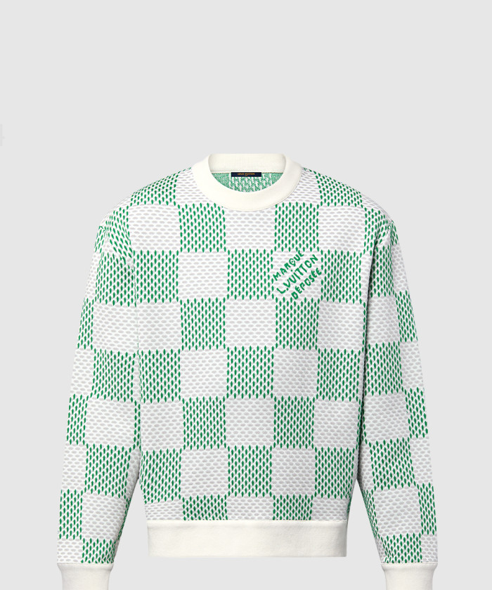 루이비통 다미에 코튼 스웨트셔츠 1AFJHF