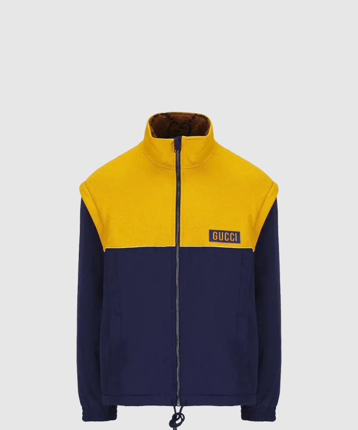 구찌 디태처블 슬리브 테크니컬 재킷 673635