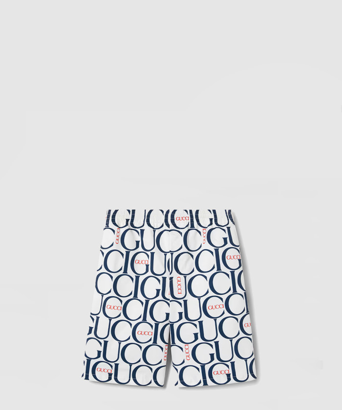 구찌 맥시 구찌 프린트 패브릭 쇼츠 787216