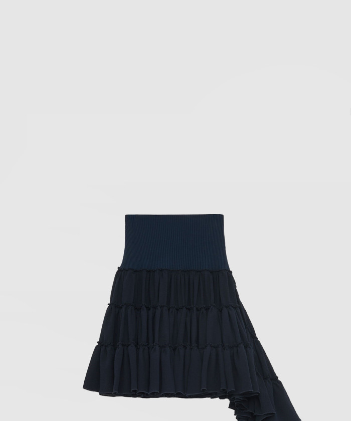 로에베 러플 미니스커트