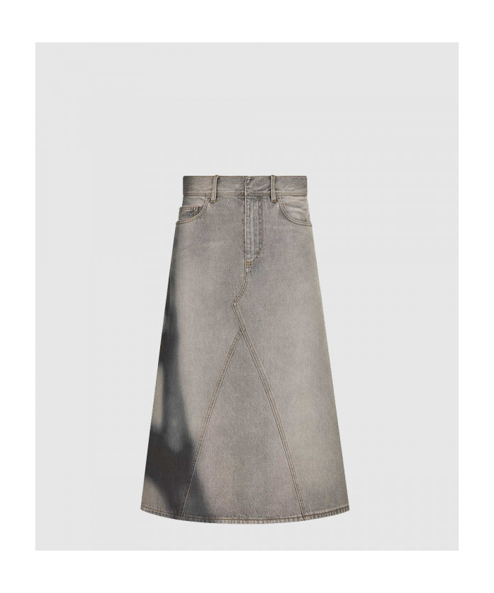 디올 롱 데님 스커트 422J1