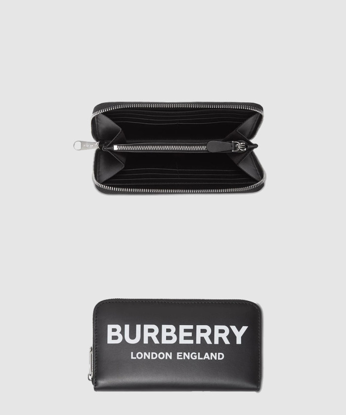버버리 로고 프린트 지퍼월렛 8009211
