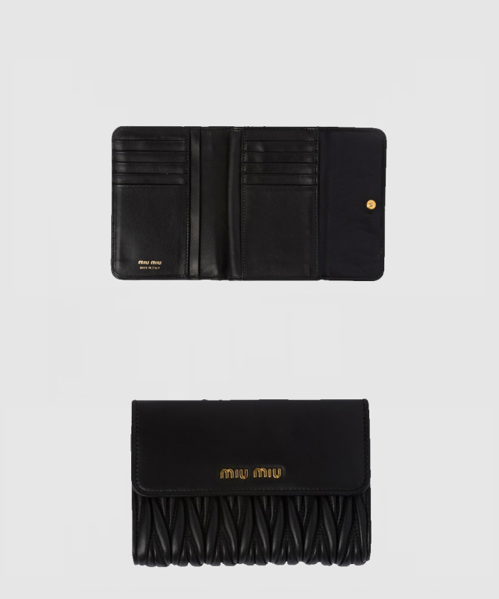 미우미우 소프트 양가죽 머니클립 5ML225