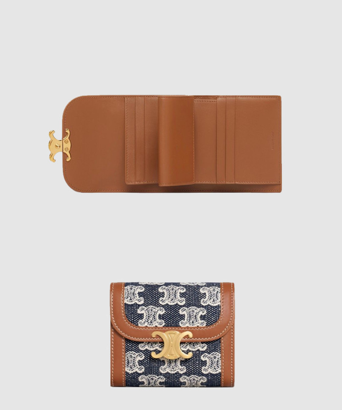 셀린느 트리오페 반지갑 10D782