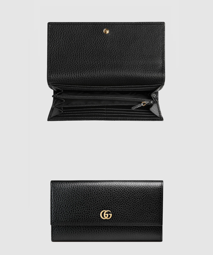 구찌 GG 마몽 레더 장지갑 456116