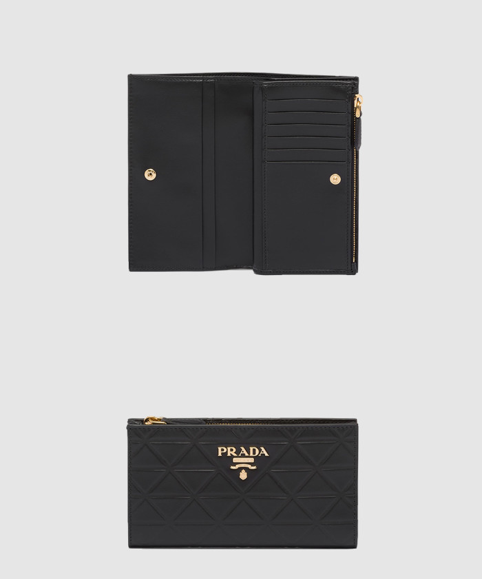 프라다 가죽 장지갑 1ML009