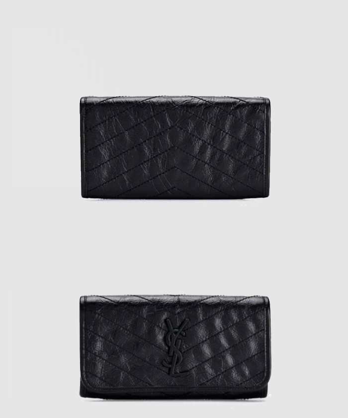 생로랑 모노그램 플랩 장지갑 583552