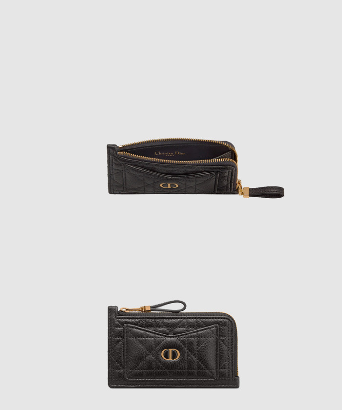 디올 지퍼 카드 지갑 S5131