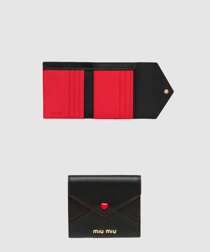 미우미우 마드라스 러브 반지갑 5MH014