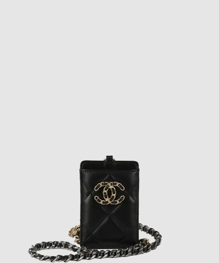 샤넬 19 목걸이 지갑 AP1745