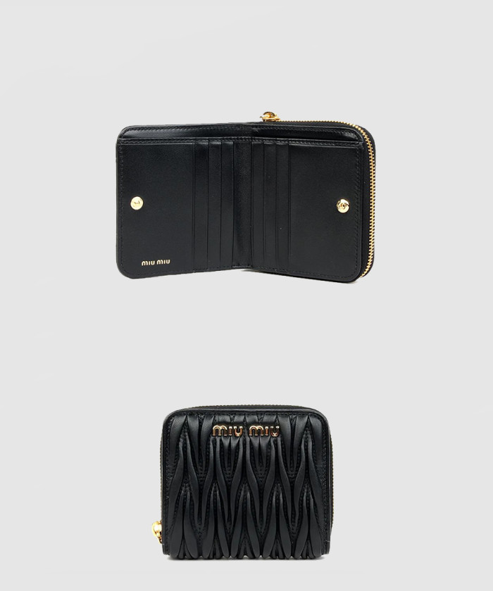 미우미우 집어라운드 코인 반지갑 5ML522