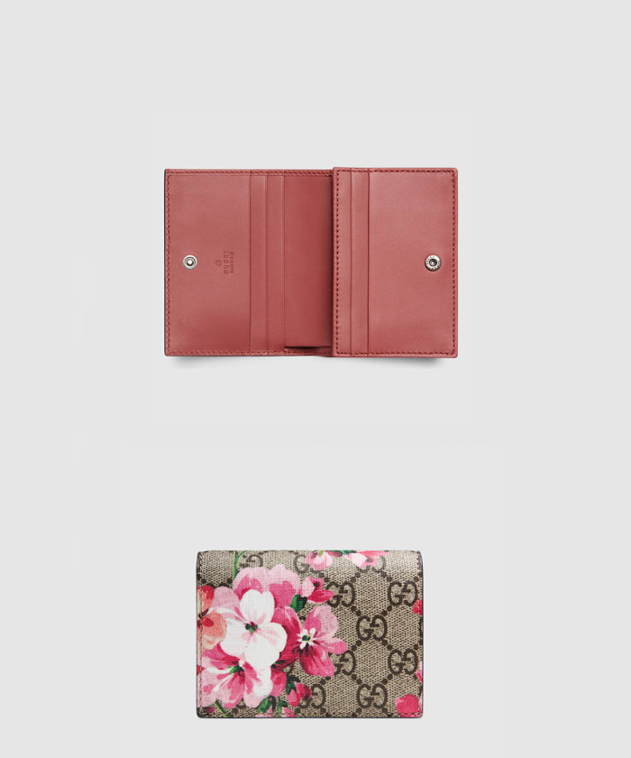 구찌 GG블룸l 프린트 카드지갑 453713