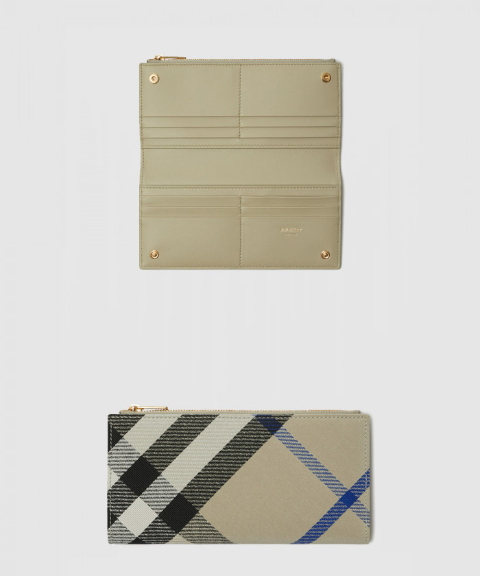 버버리 라지 체크 접이식 지갑 80859751