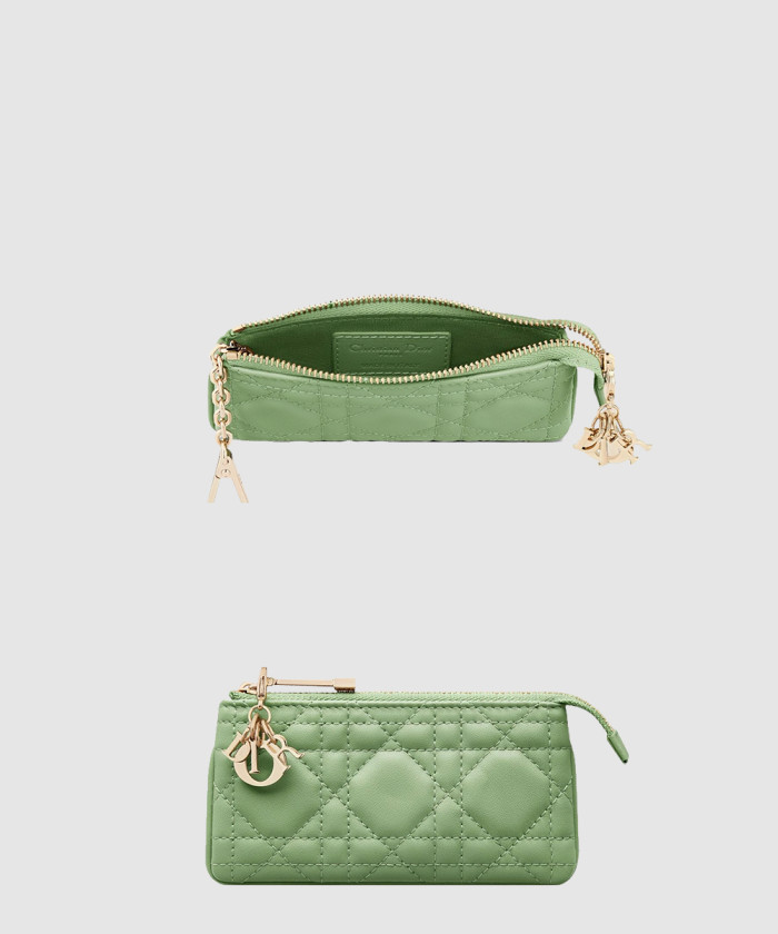 디올 지퍼 열쇠 케이스 지갑 S0972