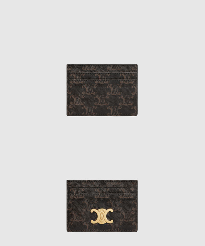 셀린느 트리옹프 카드 지갑 트리옹프 캔버스 10L832