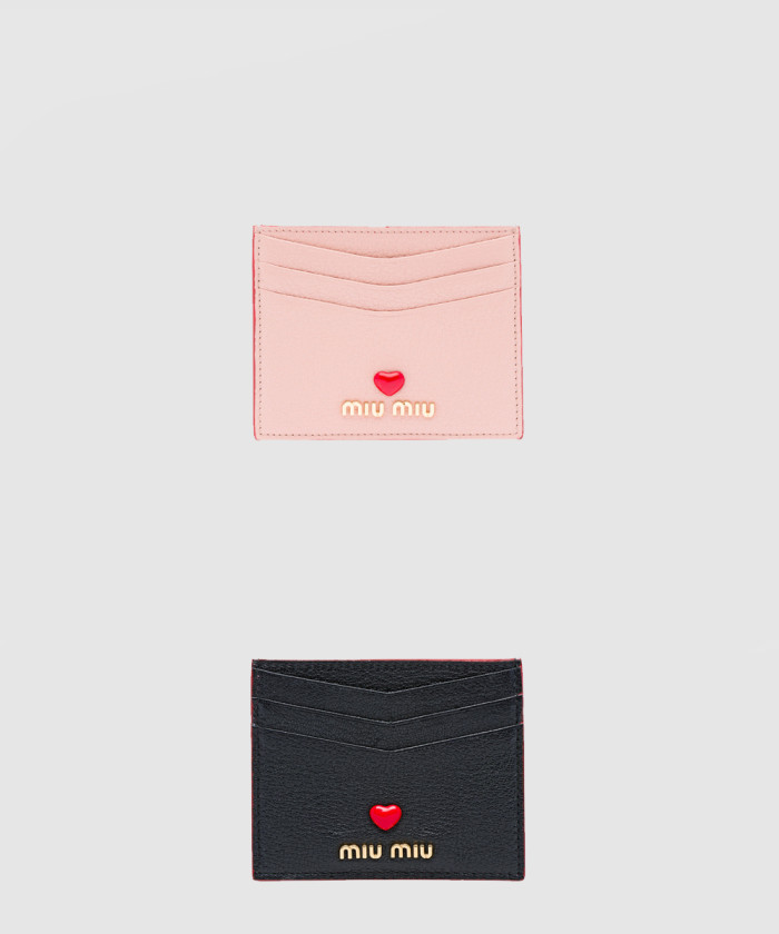 미우미우 마드라스 러브 카드지갑 5MC002