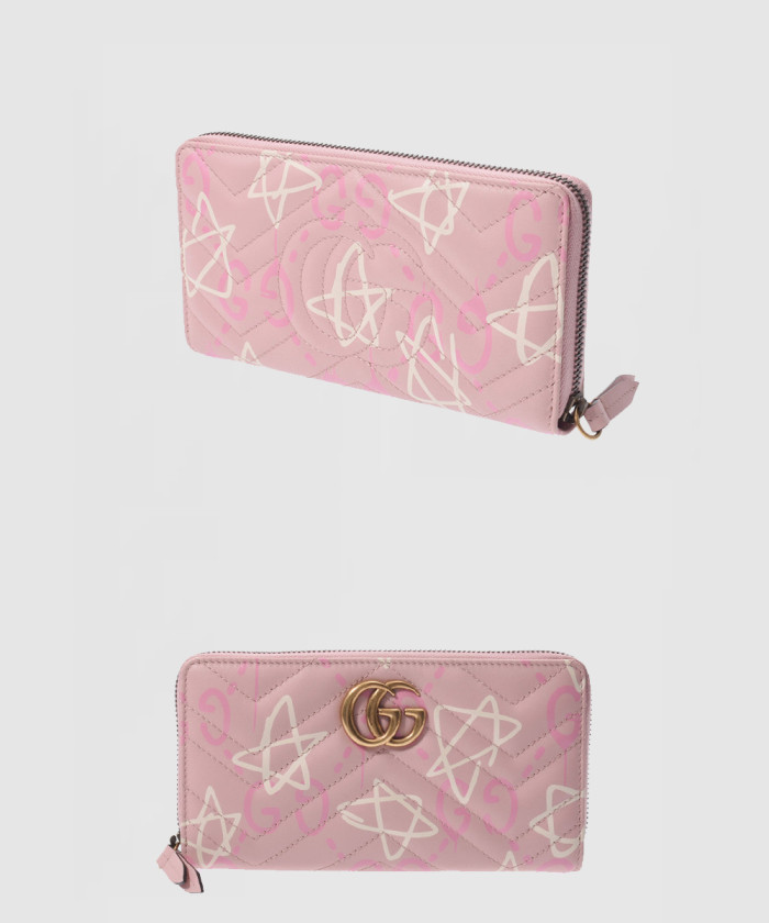 구찌 가죽 장지갑 448087