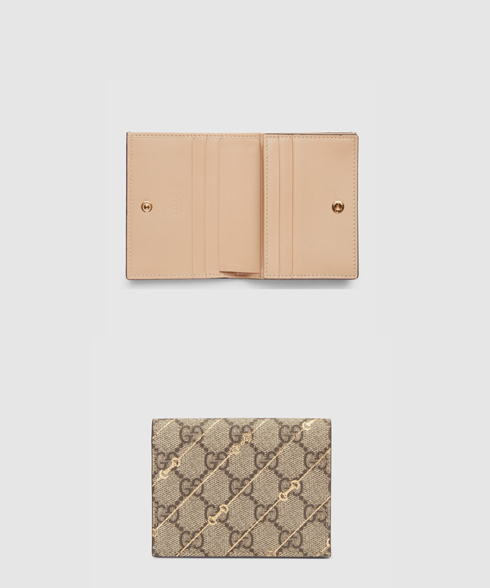 구찌 GG 수프림 캔버스 카드 케이스 지갑 774332