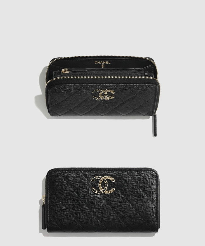 샤넬 지퍼 장지갑 AP1837