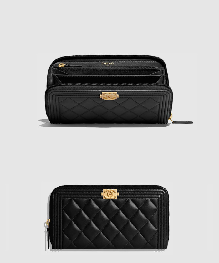 샤넬 보이 지퍼월렛 A80815