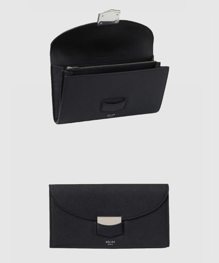 셀린느 트로터 대형 플랩 다기능 지갑 108463