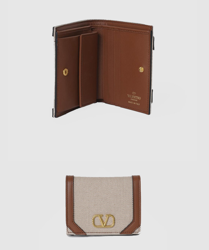 발렌티노 접이식 지갑 가로