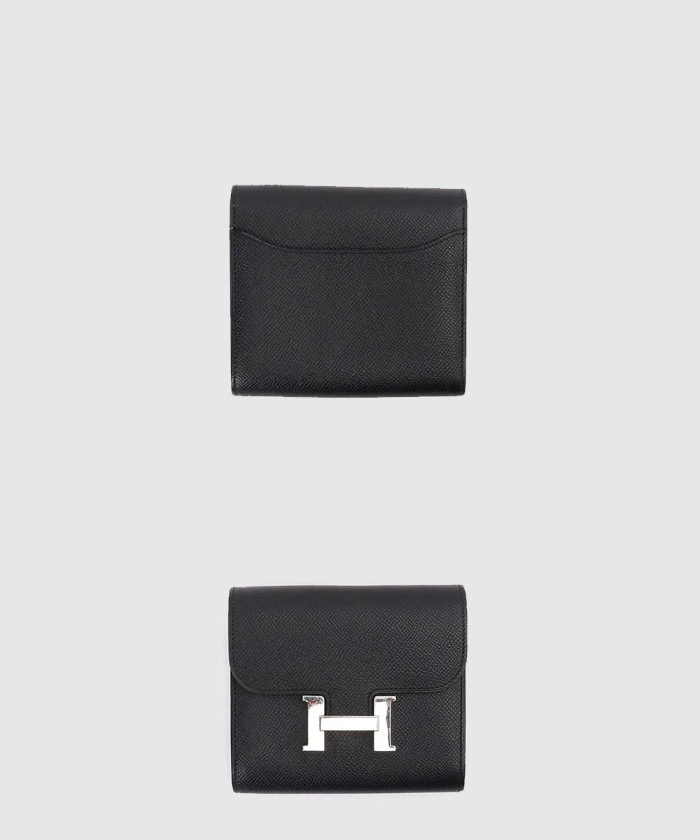 에르메스 콘스탄스 반지갑 은장