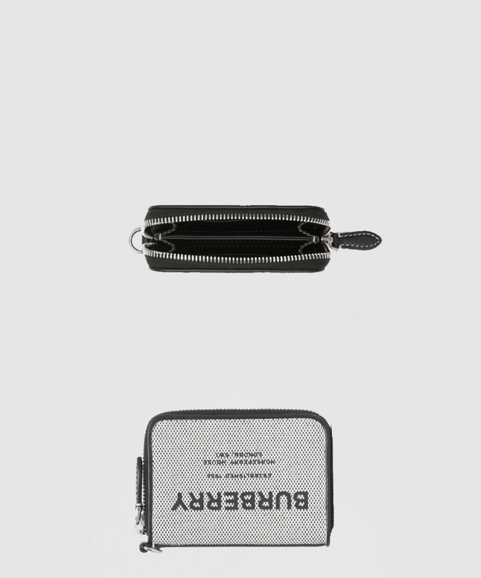 버버리 호스페리 프린트 면 캔버스 목걸이 카드지갑 80392541