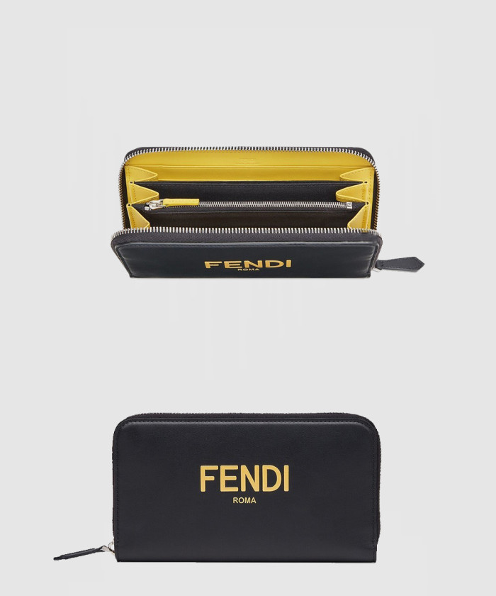 펜디 지퍼형 가죽 지갑 7M0210