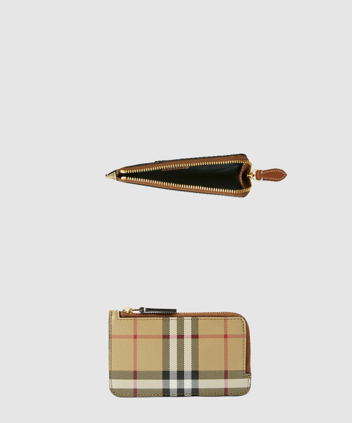 버버리 체크 지퍼 카드 케이스 80704191